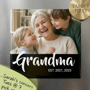 Aimant Cadeau de la fête des grands-parents établi par gr