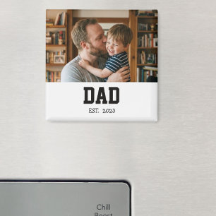Aimant Cadeau de la fête des pères aimanté 'Papa établi'
