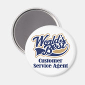 Aimant Cadeau de l'agent du service à la clientèle (Recto/Verso)