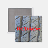 Aimant Cadeau de l'aimant de retraite personnalisé (Recto/Verso)