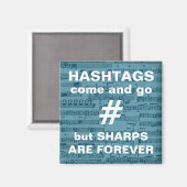 Aimant Cadeau de l'enseignant de musique, citation drôle, (Recto/Verso)