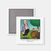 Aimant Cadeau de l'Humour de Thanksgiving (Recto/Verso)