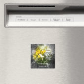Aimant Cadeau de mariage Floral Dream (In Situ (Lave-vaisselle))