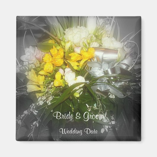 Aimant Cadeau de mariage Floral Dream (Devant)