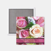 Aimant Cadeau de mariage personnalisé (Recto/Verso)