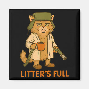 Aimant Cadeau de Noël Femme Litter's Full Funny Christmas