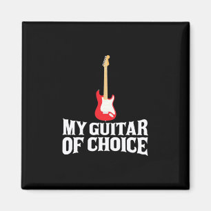 Aimant Cadeau de Noël Ma guitare de choix
