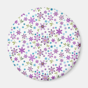 Aimant Cadeau de Noël mignonne Floral Ditsy