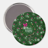 Aimant Cadeau de Noël populaire de vacances (Recto/Verso)