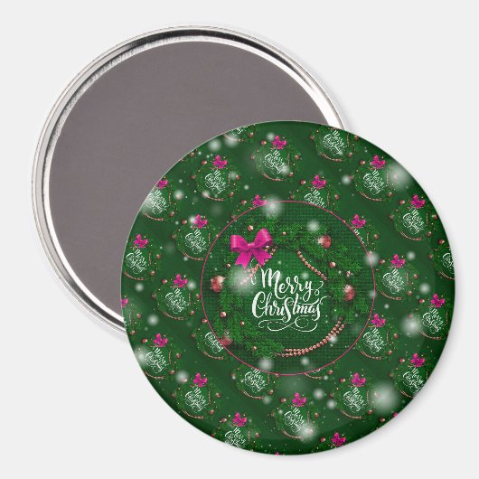 Aimant Cadeau de Noël populaire de vacances (Recto/Verso)