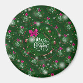 Aimant Cadeau de Noël populaire de vacances (Devant)