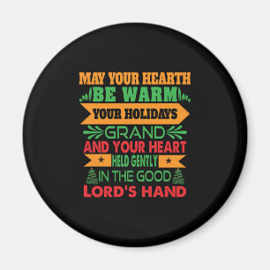 Aimant Cadeau de Noël Que Votre Coeur Soit Chaud