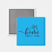 Aimant Cadeau de Nouvelle Maison - Maison, Douce Maison (Recto/Verso)