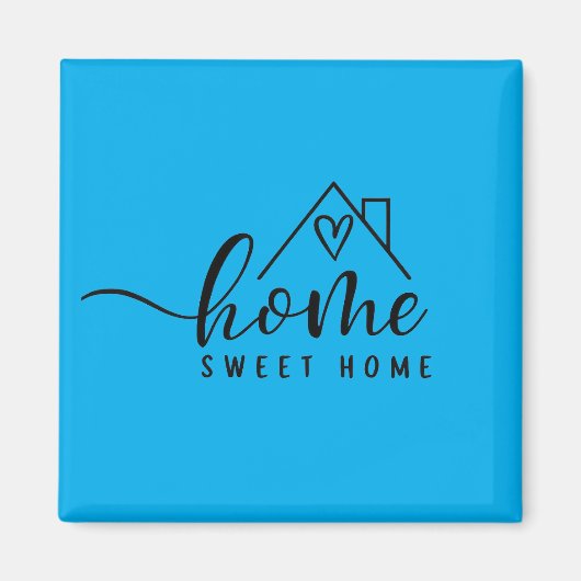 Aimant Cadeau de Nouvelle Maison - Maison, Douce Maison (Devant)