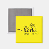 Aimant Cadeau de Nouvelle Maison - Maison, Douce Maison (Recto/Verso)