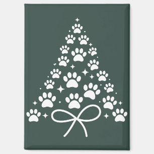Aimant Cadeau de Propriétaire Amoureux de Chien de Noël V