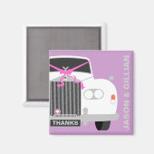 Aimant Cadeau de remerciement personnalisé de Bride & Gro (Recto/Verso)