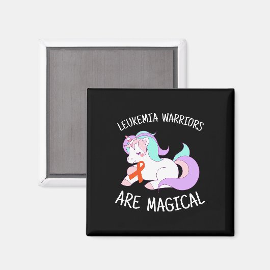 Aimant Cadeau de sensibilisation à la leucémie (Recto/Verso)