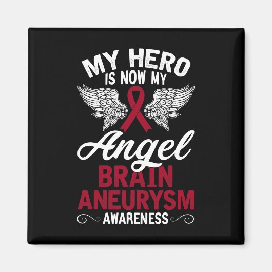 Aimant Cadeau de sensibilisation à l'athéisme cérébral Bu (Devant)