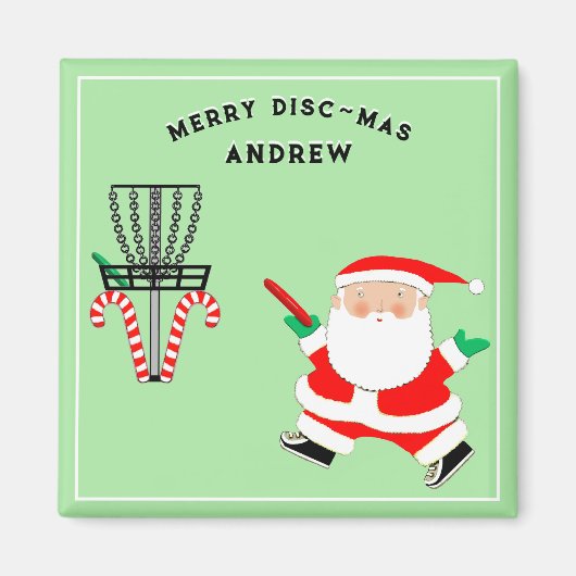 Aimant Cadeau de vacances de golf sur disque (Devant)