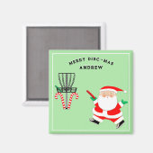 Aimant Cadeau de vacances Disk Golf (Recto/Verso)