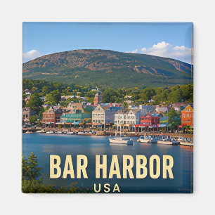 Aimant Cadeau de voyage à Bar Harbor dans le Maine à Acad
