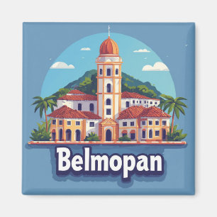 Aimant Cadeau de voyage à Belmopan Belize pour souvenir d