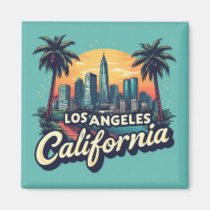Aimant Cadeau de voyage à Los Angeles Californie