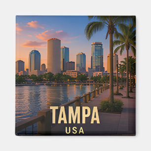 Aimant Cadeau de voyage au bord de l'eau à Tampa Floride