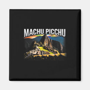 Aimant Cadeau de voyage de randonnée Machu Picchu Pérou