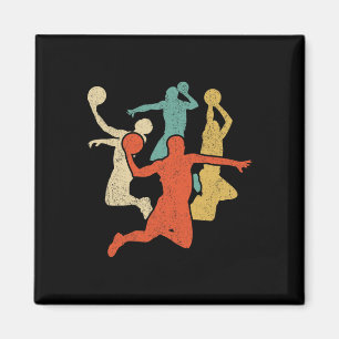 Aimant Cadeau d'équipe rétro silhouette vintage Sketll 60
