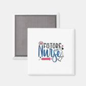 Aimant Cadeau infirmière | future infirmière (Recto/Verso)