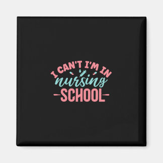 Aimant Cadeau infirmière | Je Suis À L'École De Soins Inf