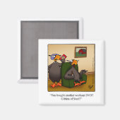 Aimant Cadeau magnétique de l'Humour de Thanksgiving "Gib (Recto/Verso)