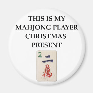 Aimant cadeau mahjong