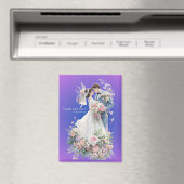 Aimant Cadeau Mariage unique (In Situ (Lave-vaisselle))