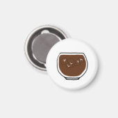 Aimant Cadeau minimaliste de café glacé (Recto/Verso)