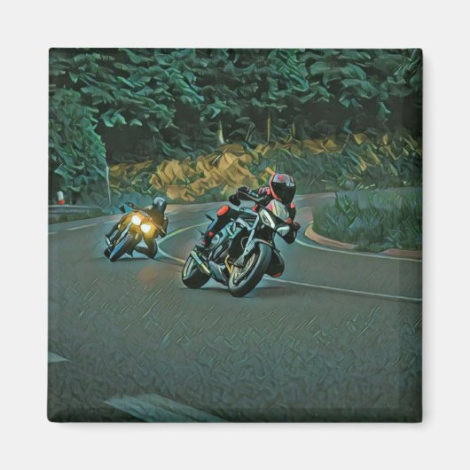 Aimant Cadeau moto (Devant)