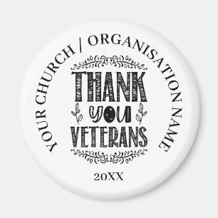 Aimant Cadeau patriotique de la journée des vétérans