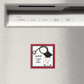 Aimant Cadeau personnalisé de l'école de soins infirmiers (In Situ (Lave-vaisselle))