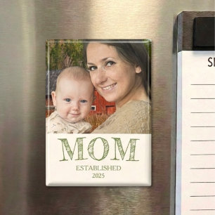 Aimant Cadeau personnalisé pour maman année d'établisseme