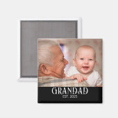 Aimant Cadeau photo aimanté pour l'arrivée de Papi (Recto/Verso)