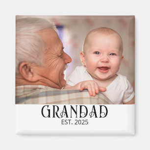 Aimant Cadeau photo aimanté pour l'arrivée de Papi