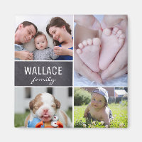 Cadeau photo - Collage de photos de famille