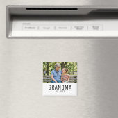 Aimant Cadeau Photo de Grand-mère (In Situ (Lave-vaisselle))