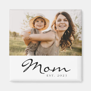 Aimant Cadeau Photo de Maman
