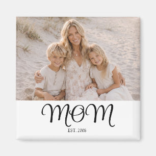 Aimant Cadeau Photo de Maman