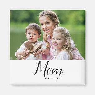 Aimant Cadeau Photo de Maman