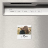Aimant Cadeau Photo de Maman Créé (In Situ (Lave-vaisselle))