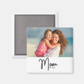 Aimant Cadeau Photo de Maman Créé (Recto/Verso)